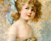 Girl Holding a Nest - 艾米丽·韦尔嫩